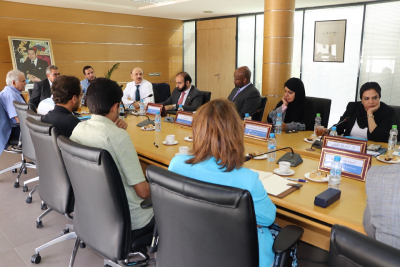 Visite de la délégation qatarie