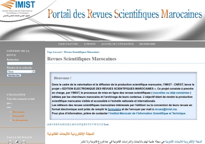 ادراج المجلة المغربية للكيمياء في SCOPUS